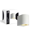 D'Lite Wandlamp Vossem Wit| IP54 - Geschikt Voor 1x GU10 