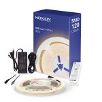 Noxion LED Strip Naga 5 Meter Complete Set - Smart Wifi - 24V - 120LEDs/m - 9.6W/m - 930 Warm Wit | 8mm - IP20 - Beste Kleurweergave - SMD2835