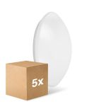 Voordeelpak 5x Ledvance LED Bulkhead Surface Circulair 350 Wit 18W 1440lm - 830 Warm Wit | 350mm - IP44 