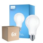 Voordeelpak 6x Philips Corepro LED Lamp E27 Peer Mat 13W 2000lm - 865 Daglicht | Vervangt 120W