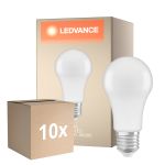 Voordeelpak 10x Ledvance Classic LED E27 Peer Mat 13W 1521lm - 840 Koel Wit | Vervangt 100W