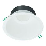 Philips LED Downlight Coreline DN142B Aluminium Wit 10.7W 1200lm 60D - 840 Koel Wit | Zaagmaat 155mm - IP54 - Dimbaar - Wit Reflector