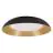 Ledvance LED Plafondlamp Orbis Alva Zwart en Hout 36W 1600lm - 830 Warm Wit | Aanraak dimbaar