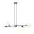 Emibig Hanglamp Pandora Staal Zwart | Geschikt voor 6x E14 - Max 10W