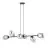 Emibig Hanglamp Pandora Staal Zwart | Geschikt voor 6x E14 - Max 10W