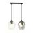 Emibig Hanglamp Istar Staal Zwart | Geschikt voor 2x E27 - Max 10W