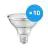 Voordeelpak 10x Ledvance LED Spot E27 PAR30 10W 633lm 36D - 927 Zeer Warm Wit | Beste Kleurweergave - Dimbaar - Vervangt 75W