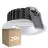 Voordeelpak 20x Ledvance LED Spot Air Fix Aluminium Zilver 6W 510lm 36D - 930 Warm Wit | Zaagmaat 68mm - IP65 - Beste Kleurweergave - Dimbaar