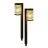 Duopak 2x Interlight Prikspot Solar Tuin Lantaarn Zwart 1W 40lm - 830 Warm Wit | incl. Accu