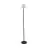 Eglo Vloerlamp Montapalma-L Solar Staal Zwart 2W 190lm - 830 Warm Wit | IP54 - Dimbaar - USB-C