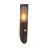 Eglo Wandlamp Helsinki Roestvrij Staal Bruin | IP55 - Geschikt voor 1x E27 - Bewegingssensor