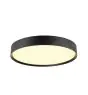 SLV Decona Wand en Plafondlamp Aluminium Zwart Rond 23W 2260lm - 930 Warm Wit | IP44 - Beste Kleurweergave - Dimbaar 