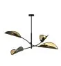 Emibig Plafondlamp Lotus Staal Zwart | Geschikt voor 4x E14 - Max 10W