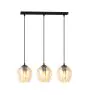 Emibig Hanglamp Istar Staal Zwart | Geschikt voor 3x E27 - Max 10W