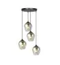 Emibig Hanglamp Istar Staal Zwart | Geschikt voor 4x E27 - Max 10W