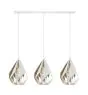 Eglo Hanglamp Carlton 1 Staal Wit Goud | IP20 - Geschikt voor 3x E27 