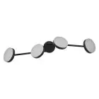 Ledvance LED Decor Spot Moon Staal Zwart 21W 1120lm - 830 Warm Wit | Lineair