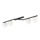 Emibig Plafondlamp Naton Staal Zwart | Geschikt voor 4x E14 - Max 10W