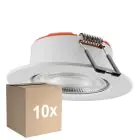 Voordeelpak 10x Ledvance Spot Combo Fire Rated FIX Wit 5W 560lm 60D - 840 Koel Wit | Zaagmaat 70 - IP65 - Dimbaar