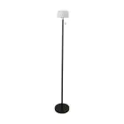 Eglo Vloerlamp Montapalma-L Solar Staal Zwart 2W 190lm - 830 Warm Wit | IP54 - Dimbaar - USB-C