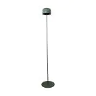 Eglo Vloerlamp Roccanova-L Solar Staal Groen 2W 270lm - 830 Warm Wit | IP44 - Aanraak dimbaar - USB-C